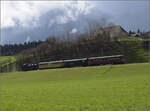 Ostermontag bei der 'Emmentalbahn'.