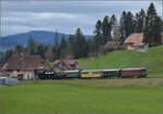 Ostermontag bei der 'Emmentalbahn'.