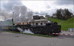 Ostermontag bei der 'Emmentalbahn'.