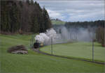 Ostermontag bei der 'Emmentalbahn'.