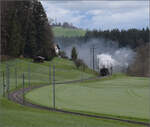 Ostermontag bei der 'Emmentalbahn'.