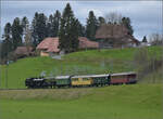 Ostermontag bei der 'Emmentalbahn'.
