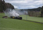 Ostermontag bei der 'Emmentalbahn'.