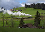 Ostermontag bei der 'Emmentalbahn'.