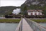 Ballenberg Dampfbahn nach Innertkirchen.