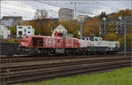 Sersa Aem 940 005 mit Am 843 003 in Dulliken.