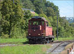 150 Jahre Tsstalbahn.

Em 3/3 18815 'Sara' ist neu beim DVZO und hat am Jublium alle Hnde voll zu tun, um bei den Rangierarbeiten in Bauma behilflich zu sein. Denn anderes als Hinwil ist die Bahnhofshalle in Bauma ein Sackbahnhof fr die Museumszge. September 2025.