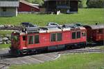 HGm 4/4 62 der MGB in Diensten der DFB. Oberwald, August 2025.