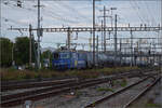 4-430-re-430-re-44/893803/re-44-iii-112-von-wrs Re 4/4 III 112 von WRS, früher eine EBT-Lok, in Pratteln. August 2025.