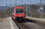 DPZ mit Lok Re 450 056 in Birmensdorf.