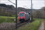 Re 450 023 mit einer S-Bahn Zürich bei Lottstetten.