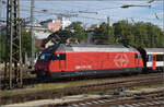 Re 460 073 'Monte Ceneri' in Singen. August 2024.