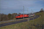 Messzug mit Re 460 014 'Val de Trient' auf dem Weg nach Bern.