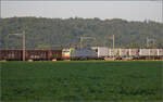 Re 475 434 bei Henschiken, Juni 2025.
