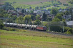 Re 6/6 11631 'Dulliken' mit Kesselwagen auf dem Weg, den unersättlichen Schweizer Energiedurst zu stillen.