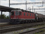 Re 6/6 11631 in Oensingen. August 2025.