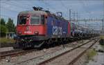 Re 6/6 11672 'Balerna' in Pratteln. August 2025.