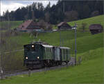 Ostermontag bei der 'Emmentalbahn'.