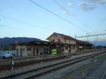 (146'098) - Der Bahnhof Steffisburg am 27.