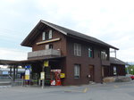 (170'393) - Der Bahnhof Wimmis am 7.