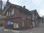 (224'106) - Der Bahnhof Brnig-Hasliberg am 13.