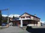 (233'659) - Der Bahnhof Celerina/Schlarigna am 10.