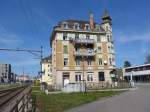 (149'443) - Historisches Gebude beim Bahnhof Arbon am 29.