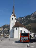 (159'306) - Die Kirche Flelen am 18.