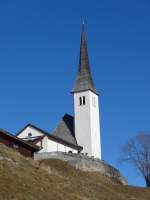 (167'651) - Die Kirche in Tenna am 5.