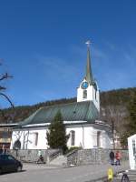 (168'956) - Die Kirche in Wildhaus am 27.