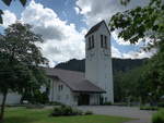 (206'936) - Die Kirche Lenk am 1.