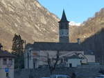 (213'890) - Die Kirche am 18. Januar 2020 in Bignasco
