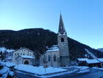 (231'484) - Die Kirche von Le Chble am 18.