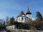 (245'538) - Die Kirche Frutigen am 29.