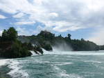 (193'969) - Der Rheinfall und Schloss Laufen am 10.