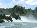 (193'970) - Der Rheinfall und Schloss Laufen am 10.
