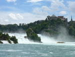 (193'973) - Der Rheinfall und Schloss Laufen am 10.