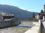 (179'570) - Valser Rhein mit Dorfbrcke am 14.