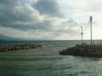 (140'758) - Im Hafen von Yvonand am 22.