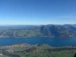 (155'823) - Aussicht vom Niesen auf den Thunersee am 19.
