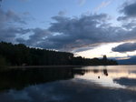 (173'006) - Abendstimmung am Neuenburgersee am 14.
