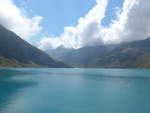 (220'518) - Der Stausee Lac de Moiry am 6.