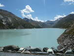 (253'838) - Der Mattmark Stausee am 15.