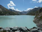 (253'839) - Der Mattmark Stausee am 15.