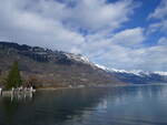 (270'734) - Der Brienzersee am 7. Januar 2025 von Bnigen aus