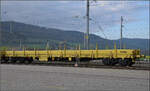 Dienstwagen 99 RIV 85 CH-BLSN 9359 506-4 Xas in Glovelier.