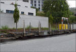 Der Rungenwagen Sp-w 8295 wurde 1990 von Ferriere Cattaneo und Josef Mayer Rheinfelden geliefert.
