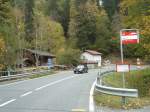 (130'351) - Im Frutigspissen Ladholz: AFA-Haltestelle Bettbach; bereits auf Rinderwaldner Boden am 11.