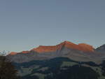 (185'862) - Abendrot an der Bonderspitze am 15.