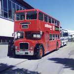 (10-13) - Aus dem Archiv: Bols-Cynar, Zrich - SO 20'000 - Lodekka (ex Londonbus) im April 1988 beim Autobahnhof Adelboden